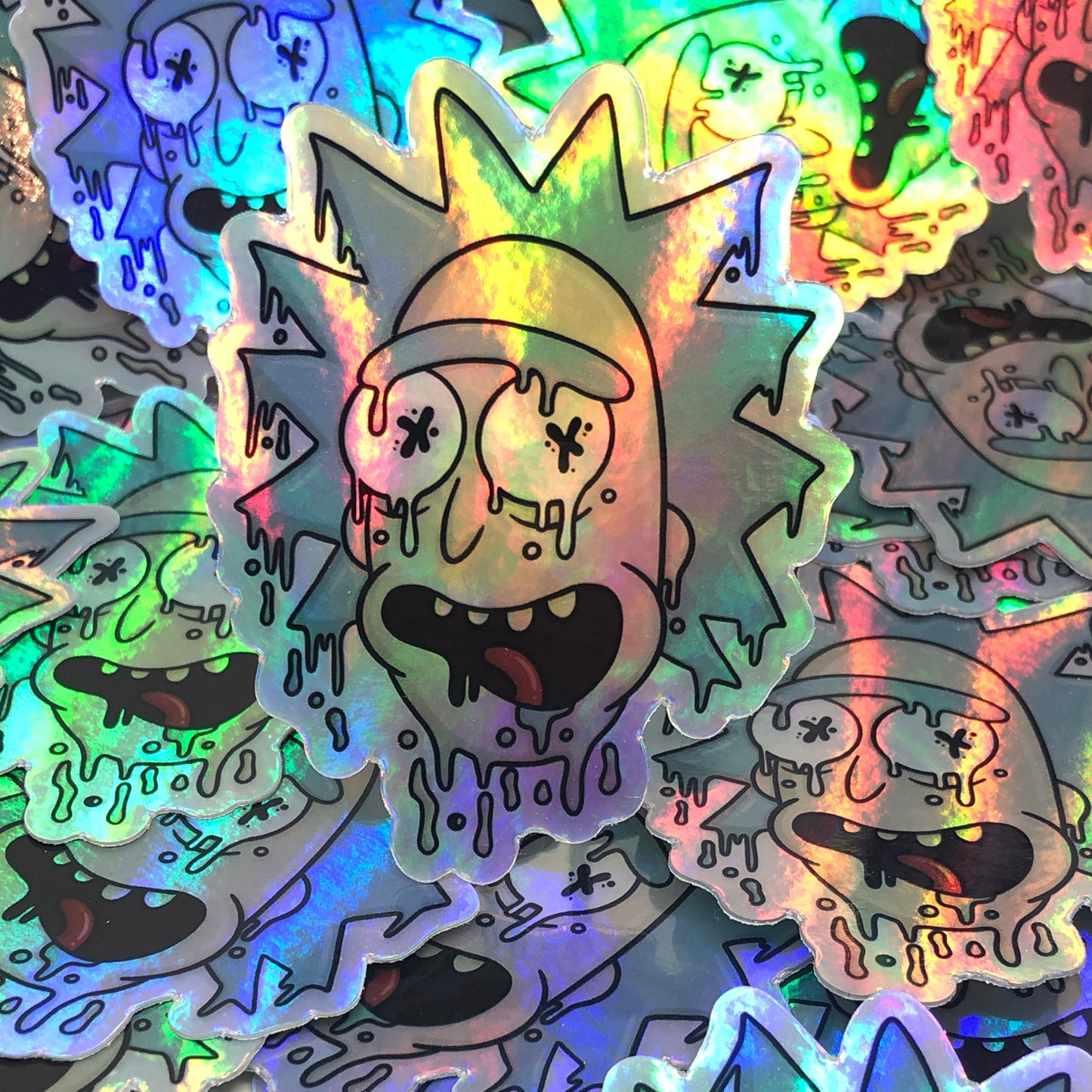 Melting II Holographic Sticker