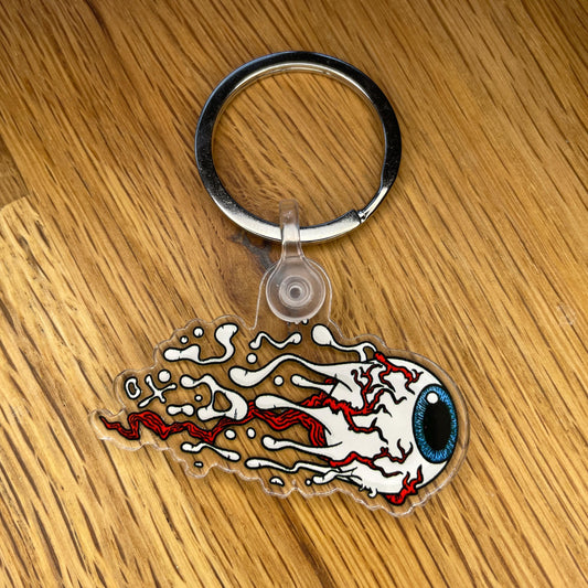 Melting Eyeball Keyring