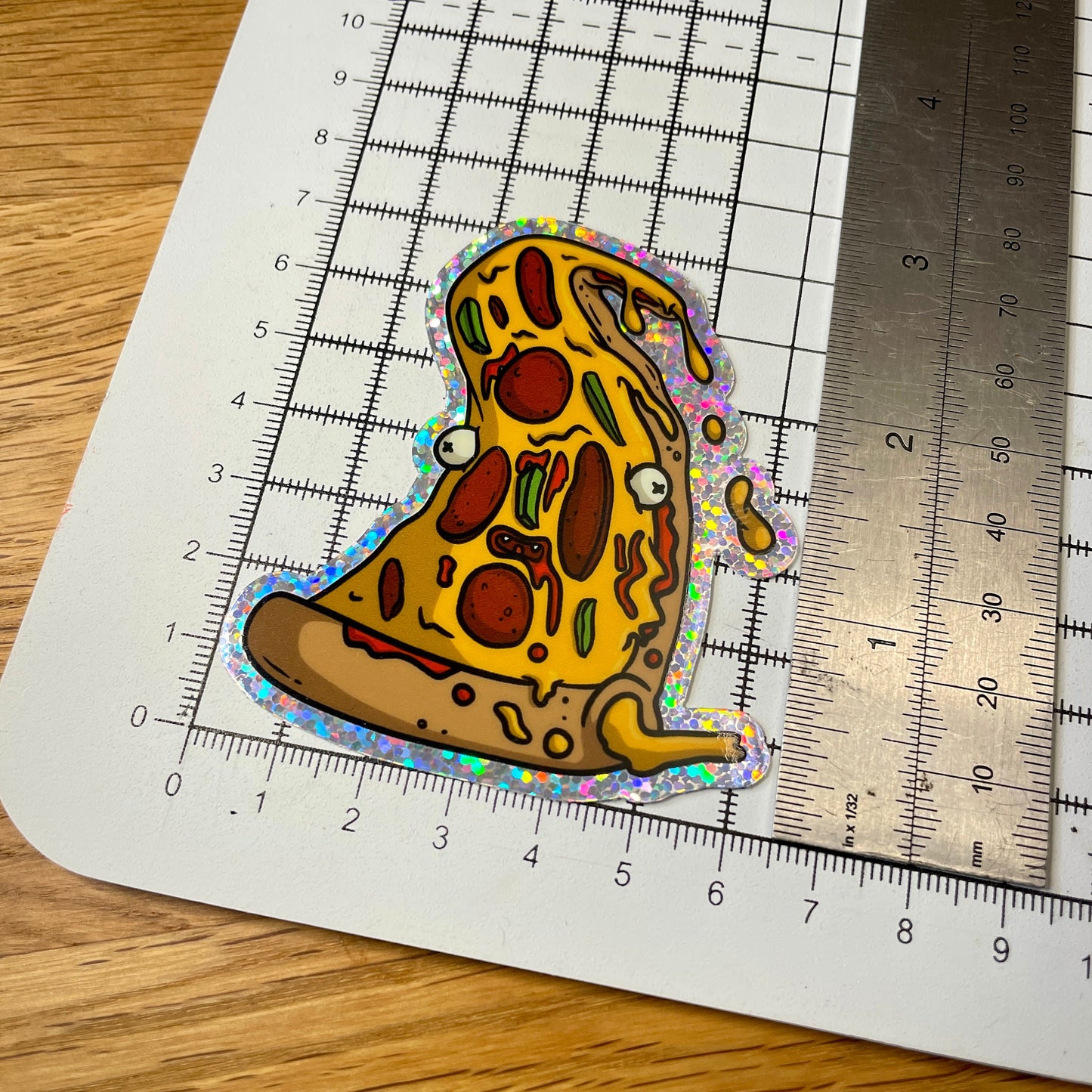 Pizza Monster Sticker
