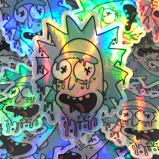 Melting II Holographic Sticker