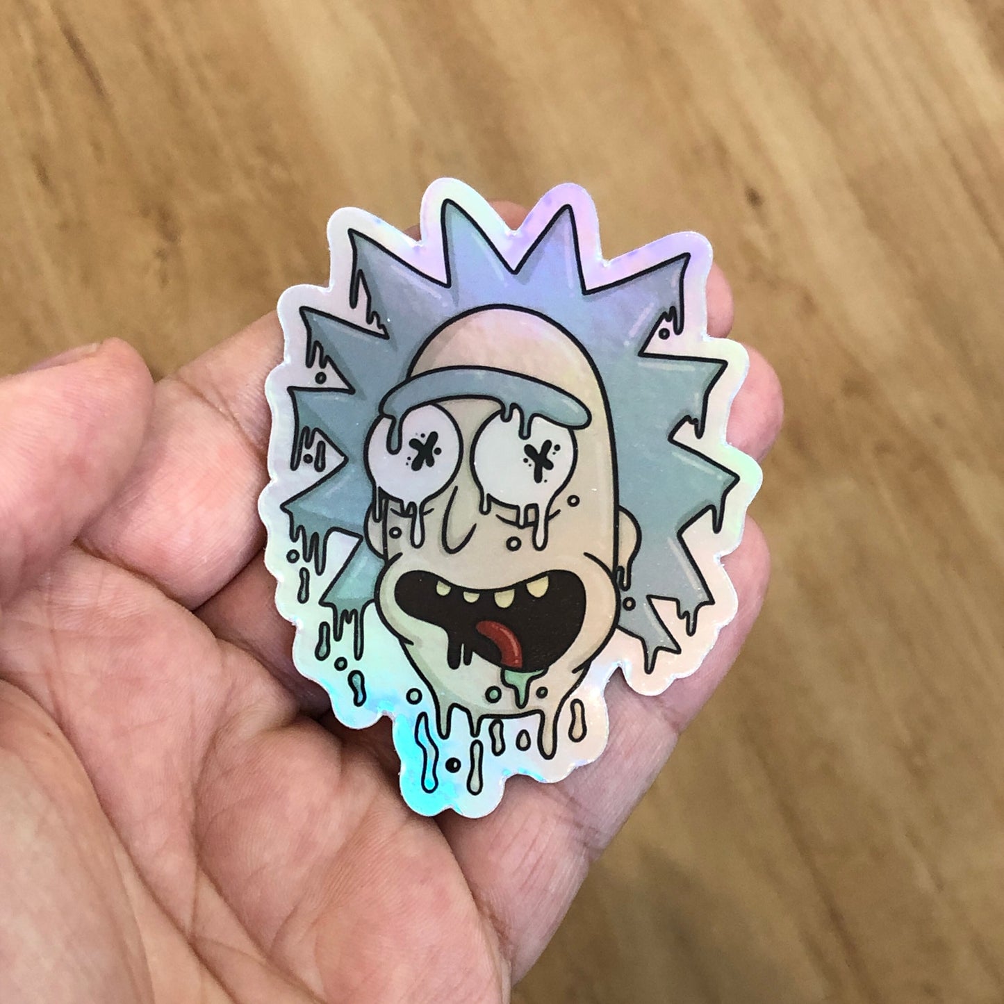 Melting II Holographic Sticker