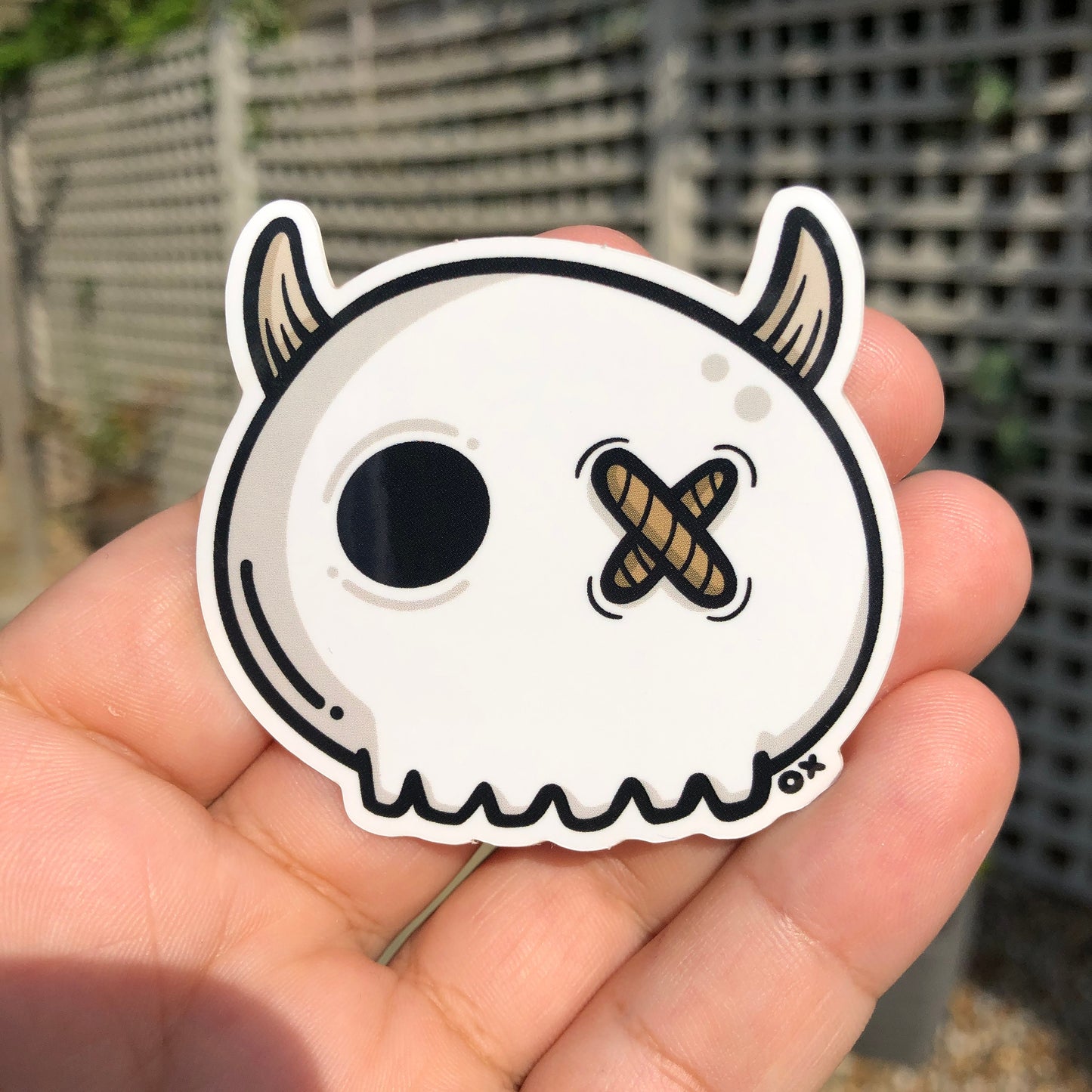 Ox Skull Sticker