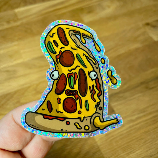 Pizza Monster Sticker