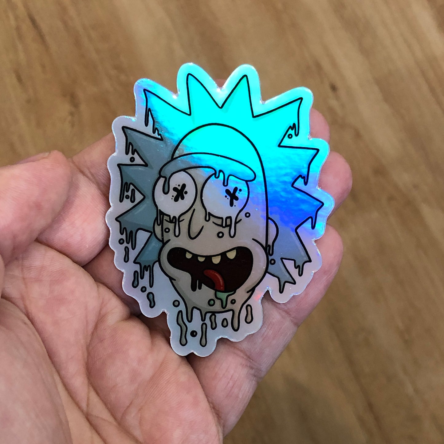 Melting II Holographic Sticker