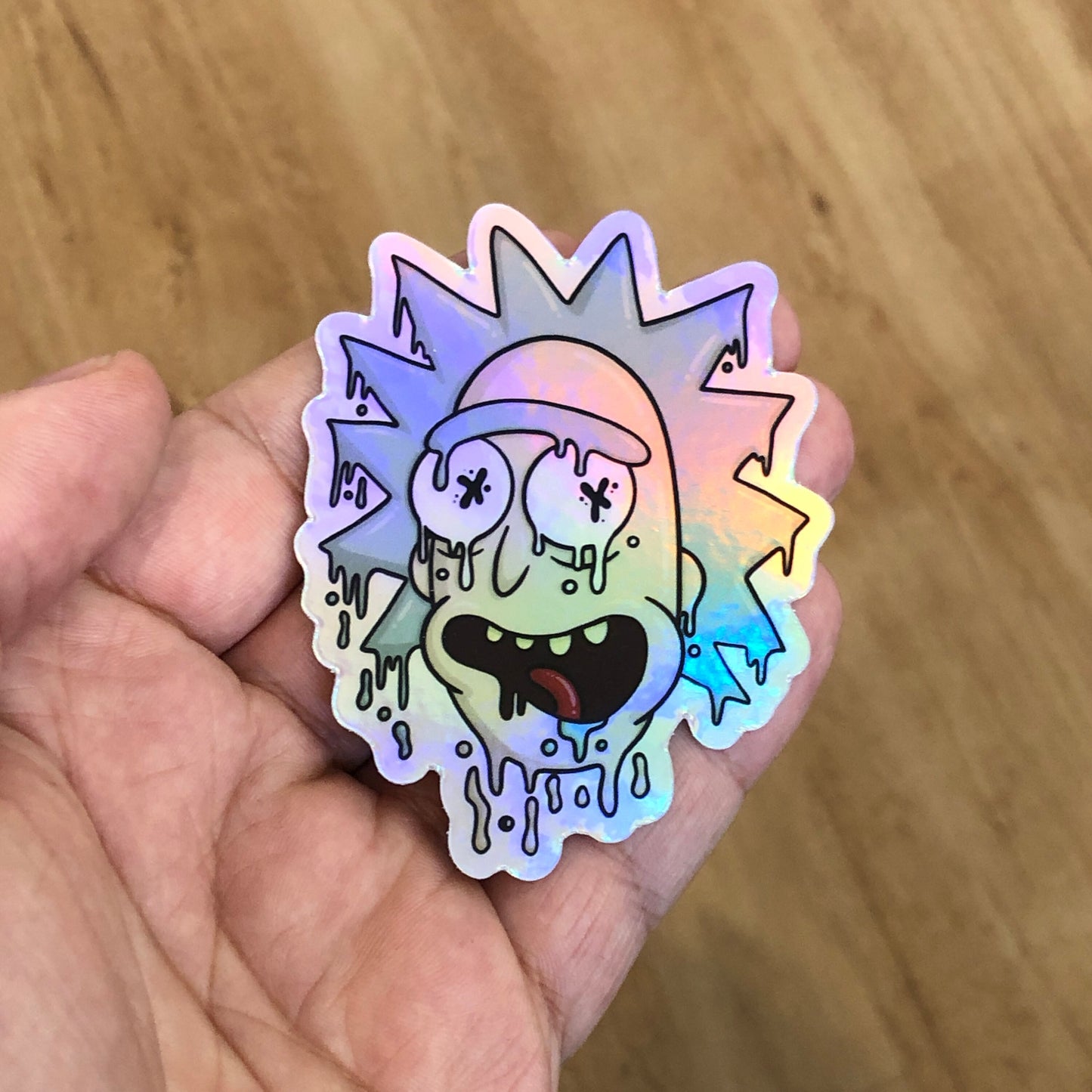 Melting II Holographic Sticker